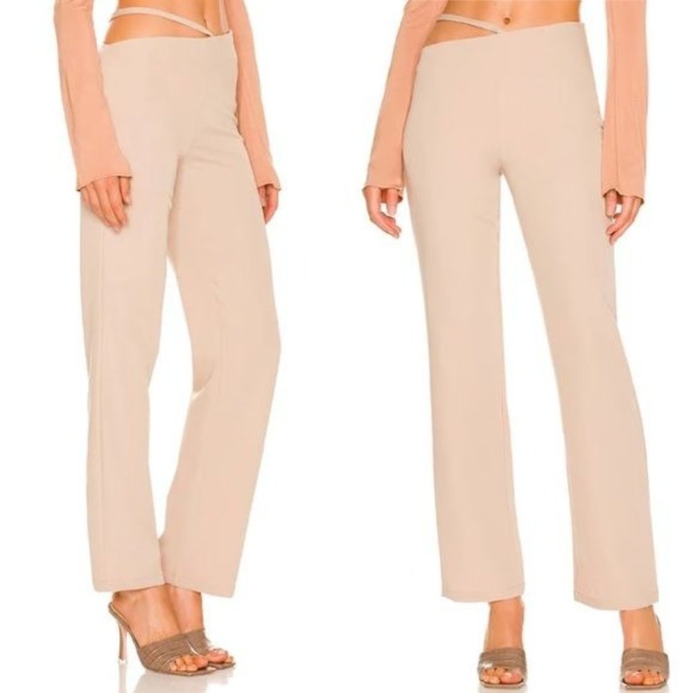 Superdown Micha Strappy Pant Nude Size XS